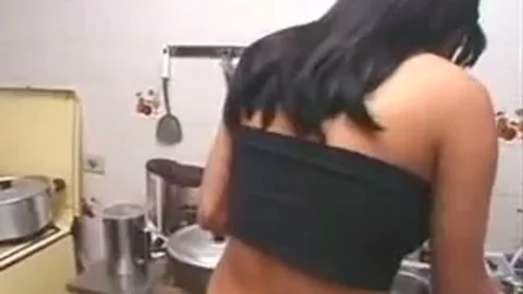 guy penetrates A latina tgirl On A Table