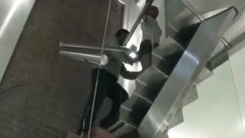 shemale Suprise lad With weenie And Let Her wazoo poke out of jo-bag And sperm Inside