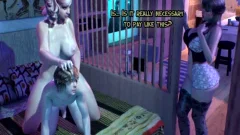 Paid The Rent With My a-hole - 3D shemale MILF boning chap Futa