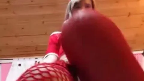 Trans masturbating