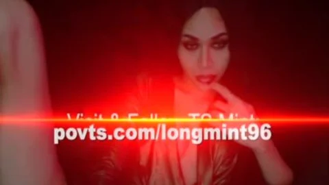 Ladyboy Puts Monster rod In booty And bangs!