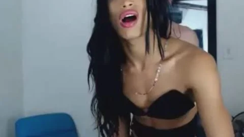 tranny poked By Boyfriends large subrigid penis