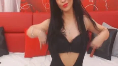 gorgeous nice-looking sheboy Rubs Her shlong And Balls