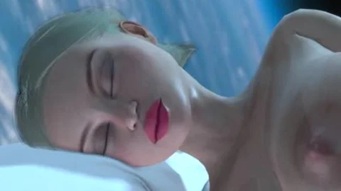 Earth Orbit - A Sex journey. Sex In Space Station! 3d Dickgirl Plays With A yummy 