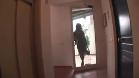 lingeried Tart toyes A trannys ass