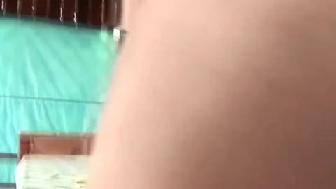 big a-hole lady-man In Bikini Jerks Off Her Shecock
