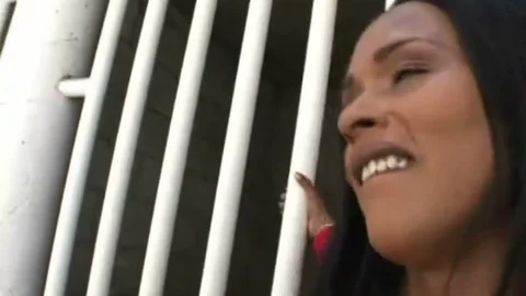 Clad Chocolate shemale spreads Legs