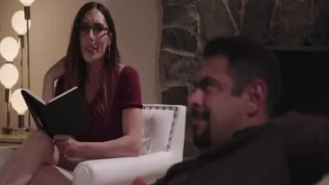 excited TS Melanie Brooks Let dude Enjoys sucking Her Hard Shecock