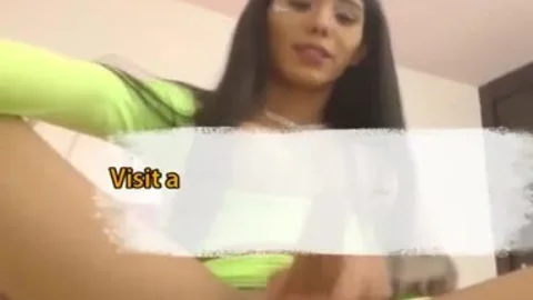 gigantic Boob brunette Rubs dong