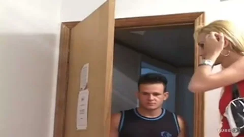 blonde shemale butt hole donged