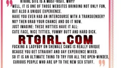 filthy lady-man With Glasses Stroking Her large wang On cam