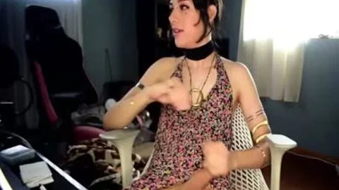 nice-looking tgirl female-slavemaster Pulling Her long pecker