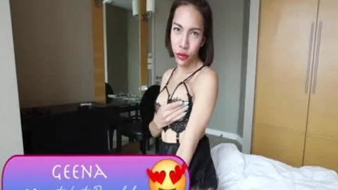 HelloLadyBoy busty asian cutie Shows Masterful blowjob Skills