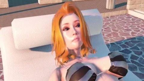Futanari Stepmom hammers legal age teenager By The Pool