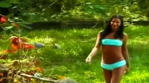 young lad Wraps His Lips Around Sunburnt ladyboy Luciana's ramrod before Having Peanut Butter