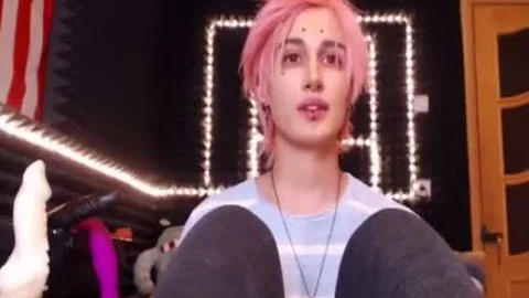 Femboy Whips Her dong Out And Shakes anal