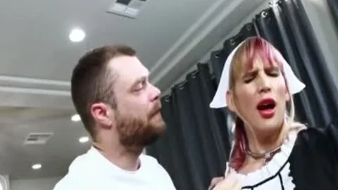 t-girl disciplined For Being naughty!