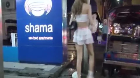 Thailand Ladyboy Wanks enchanting penis