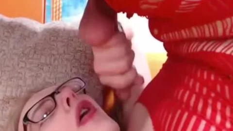 blonde Cd Self engulfing ramrod sperm In face hole