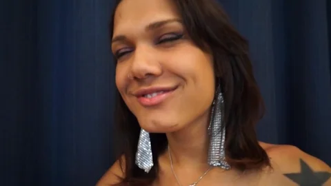 Deborah Tavares pounds This lad unprotected