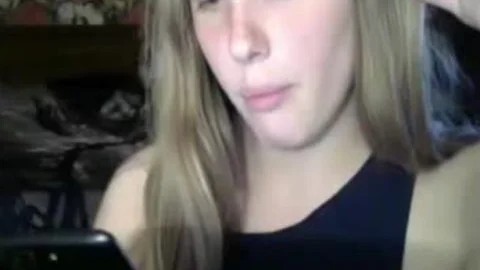 blond legal age teenager Russian sheboy pecker Jerking