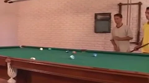 Pool Table Is perfect For Hard Threesom