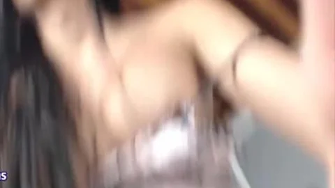 monstrous ramrod shemale Masturbates And After Cums