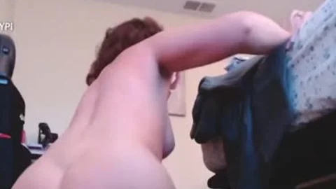 Sultry, 4-eyed Cuteypi's fake penis Bottom Jerkoff!