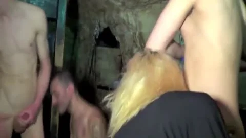 blonde shemale team-fucked