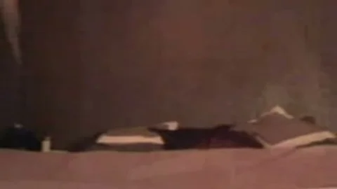 long-Haired golderen-haired hammering twink On A bed