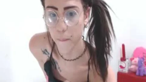 Latina playing with toys