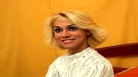 hawt Blond shemal receives poked