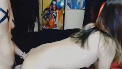 lustful shemale chick slammed brutaly On web camera