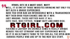Bigtits teen sheboy Shows Off Her Bigass Online