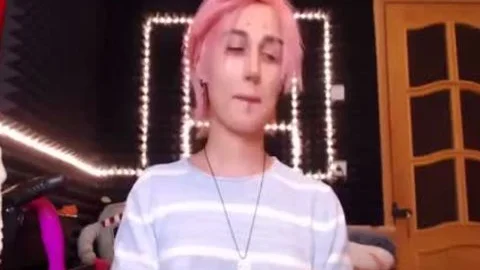 Femboy Whips Her schlong Out And Shakes anal