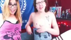 blond lady-man And BBW ladyboy anal job oral-sex lingerie web camera