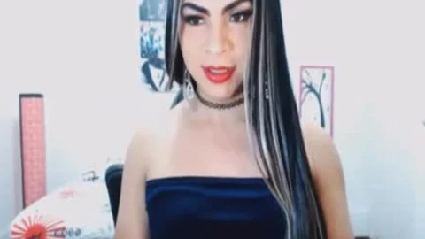 yummy nice-looking ladyboy Rubs Her 10-Pounder And Balls