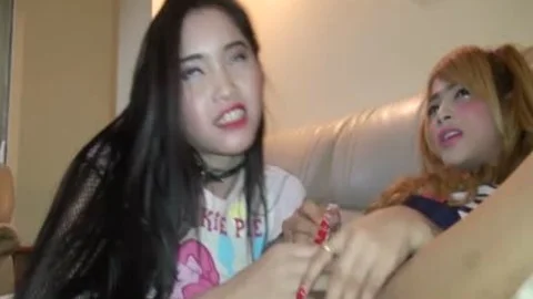 Ladyboy Babydoll plows Ice Thai Beauty