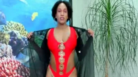 TS Granny Adrieli Pinheiro Self Sucks Her monstrous Horse cock And Cums In throat