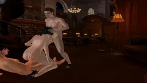 hoety 3D Cartoon lady-twink getting Double Teamed  By Jj1zzny