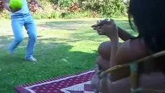 kinky Latin shemale Riding big hammerr Down howdys butt outdoors