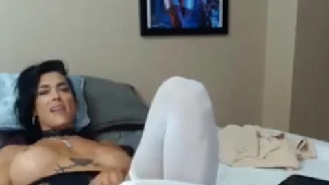 nasty tranny MILF Plays With Her Shecock