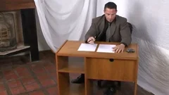 latin chick Ladyboy In The Office