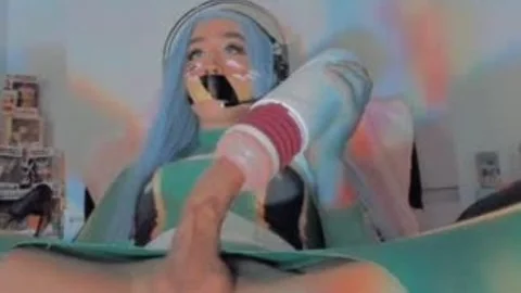 kinky manga shemale Pomping Her huge 10-Pounder