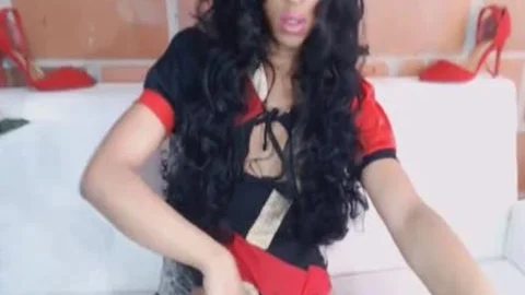 yummy tranny likes Fapping Her penis
