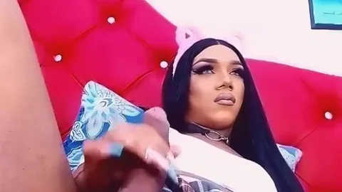 Maylisexycock ladyboy Live cum Show
