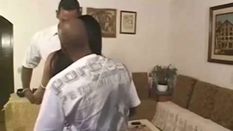 latina Interracial threesome