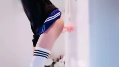 Young korean ladyboy helps with sloppy fucking