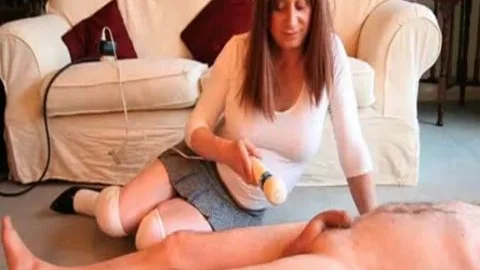 Redhead Crossdresser Teases Masters throbbing