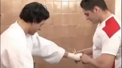 Boxer And teacher Sharing concupiscent TS slut